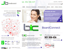Tablet Screenshot of ledboard.pl